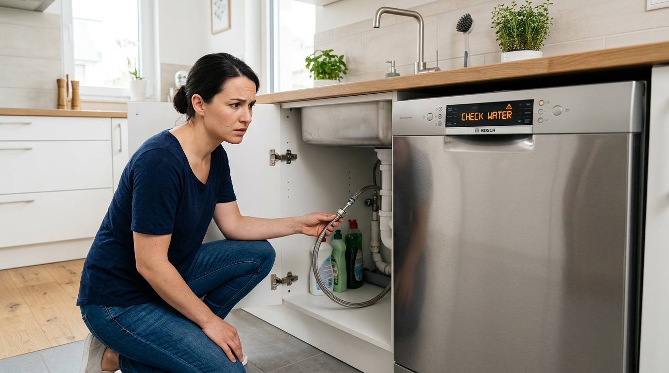 Dishwasher Check Water Error: Complete Troubleshooting Guide 2026