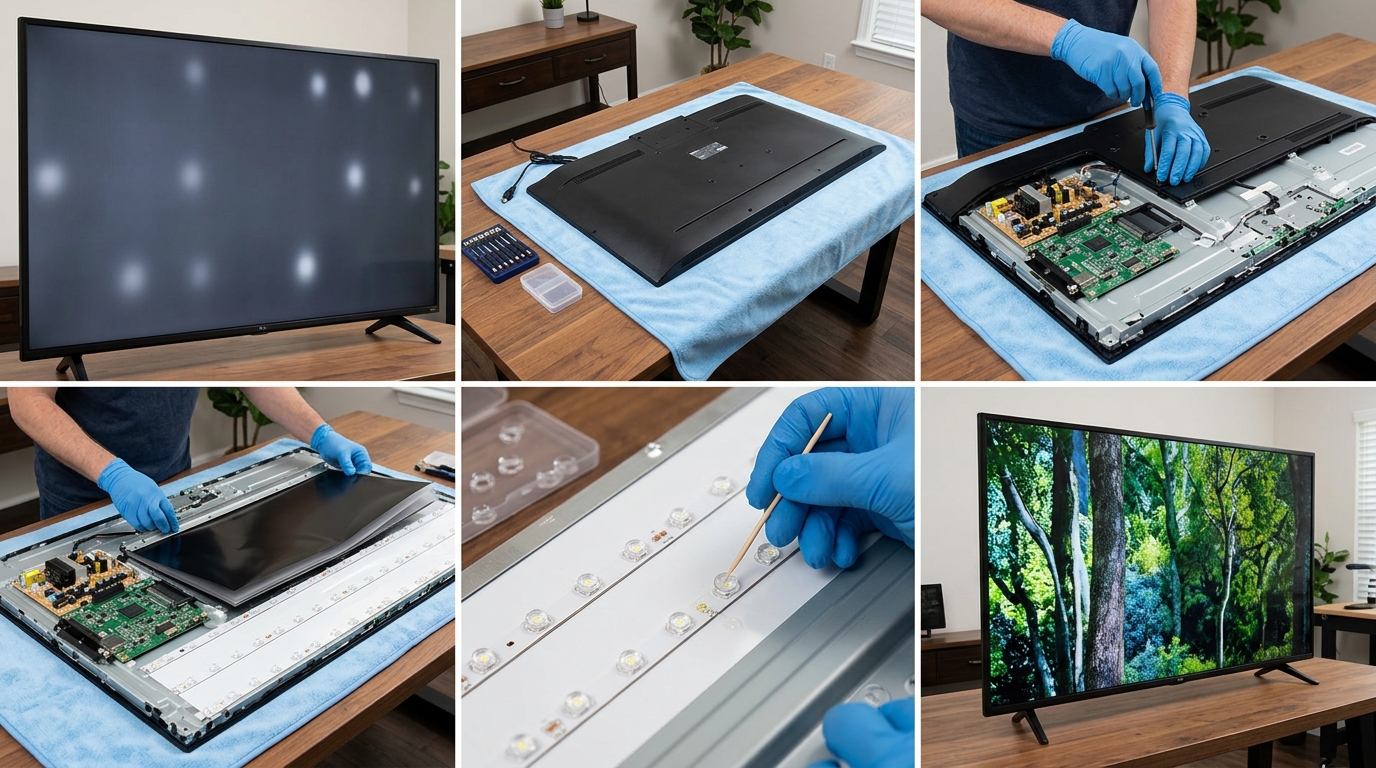 Fix White Spots TV: Complete DIY Repair Guide 2026