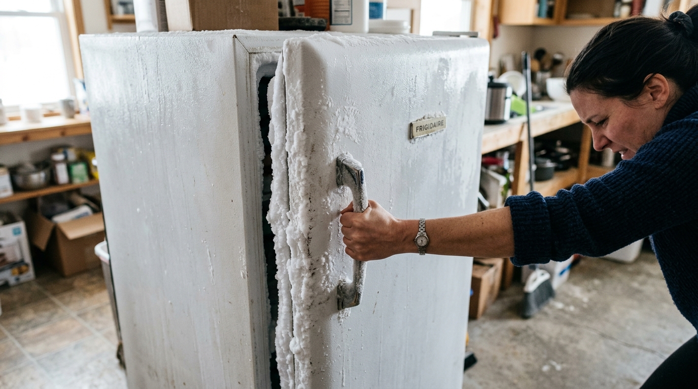 Freezer Door Stuck Frozen: Quick Fixes That Actually Work