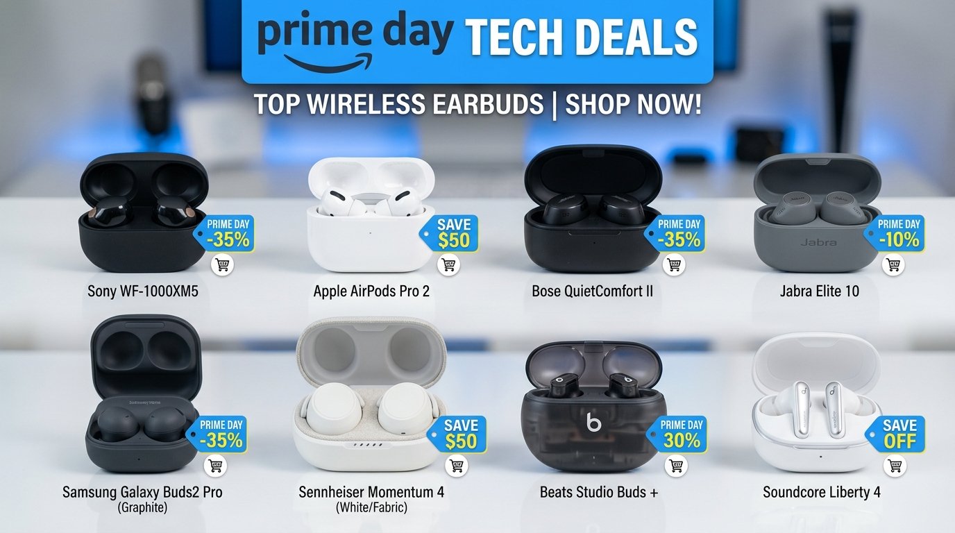 8 Best Amazon Prime Day Wireless Earbud Deals 2026