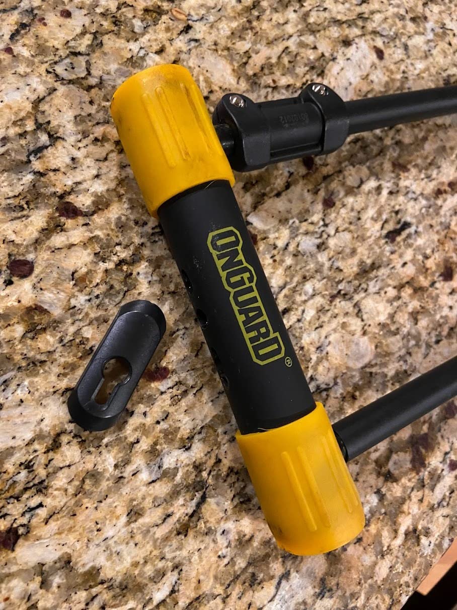OnGuard Bulldog STD Bike U-Lock - 13 mm Hardened Steel Shackle (115 × 230 mm) - X2P Double Bolt, Z-Cylinder Core, 5 Keys & Mount Bracket customer photo 1