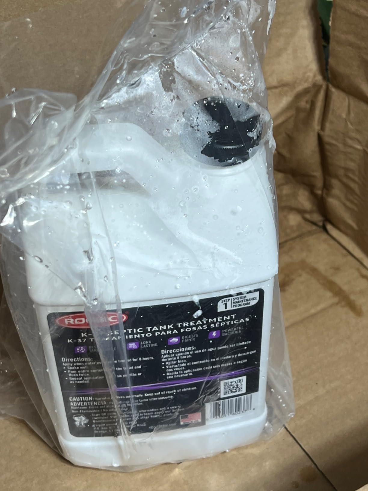 Roebic K-37-H Septic Tank Treatment: 64-Ounce, Promotes Efficient Breakdown, Reduces Odors, Prevents Clogs for Smooth Septic System Operation customer photo 1