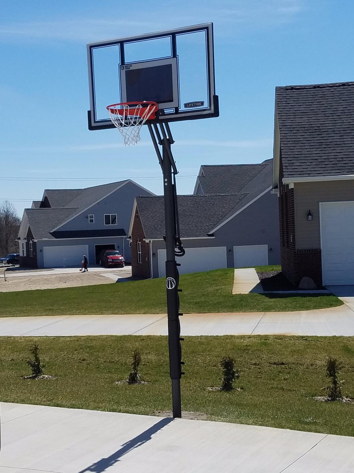Lifetime Adjustable In-Ground Basketball Hoop (54-Inch Polycarbonate) customer photo 2