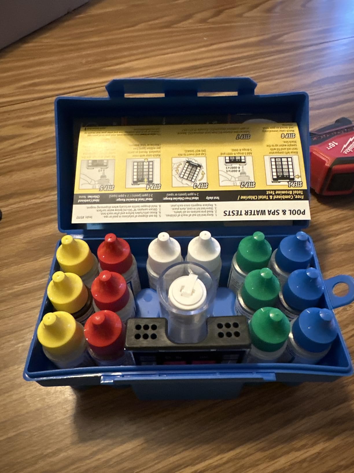 Taylor K-1005 DPD, 9-in-1 Pool Test Kit for Free & Total Chlorine, Bromine, pH, Base Demand, Alkalinity, Calcium Hardness, Cyanuric Acid customer photo 1