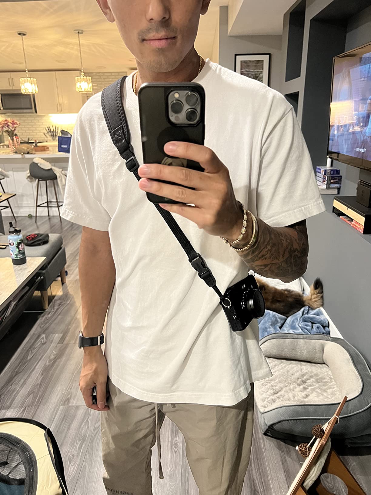 OP/TECH USA Super Classic Camera Strap - Padded Neoprene Neck Strap with Comfort-Stretch & Quick Disconnects customer photo 1