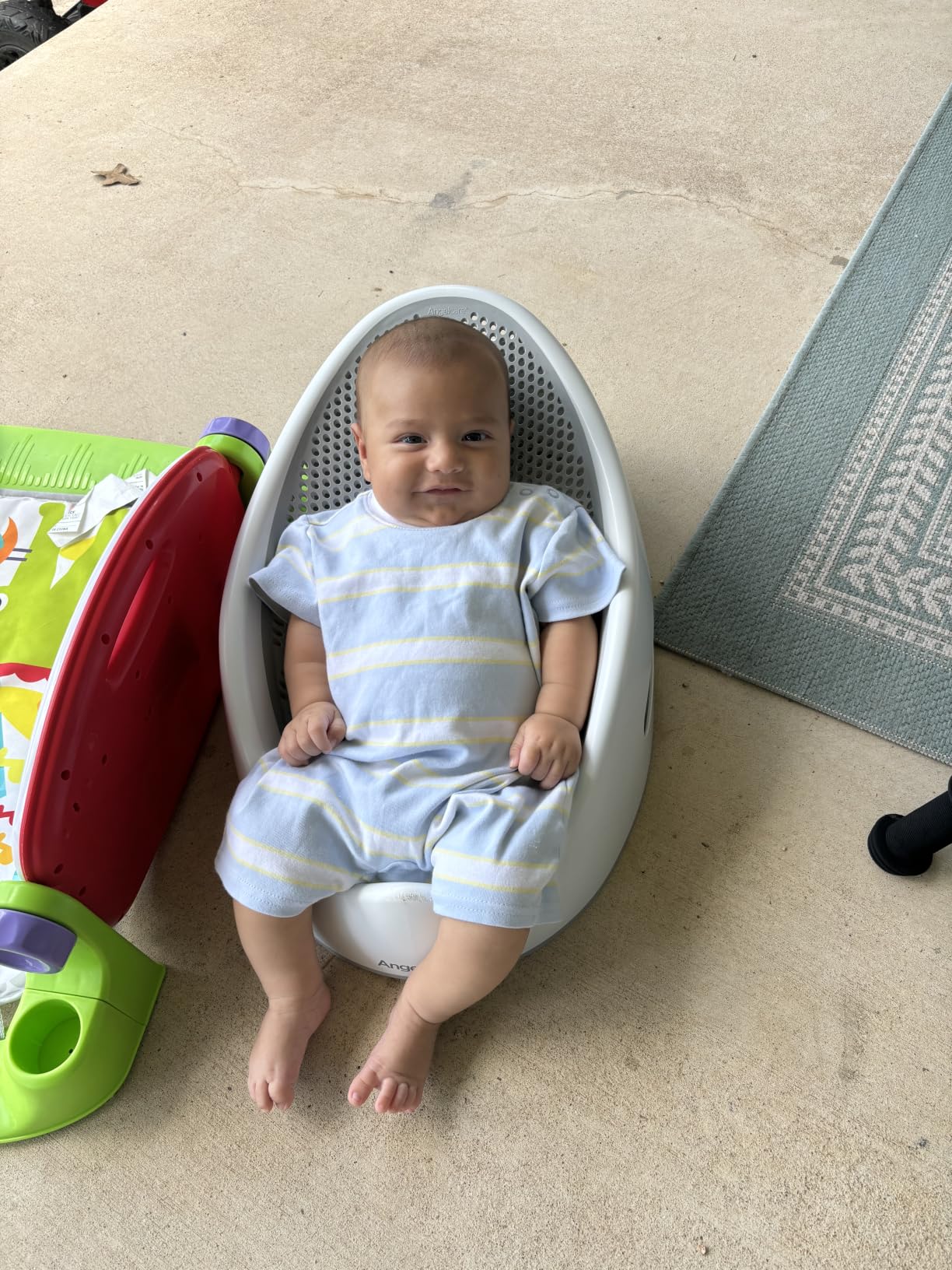 Angelcare Baby Bath Support (Aqua) | Ideal for Babies Less Than 6 Months Old customer photo 2