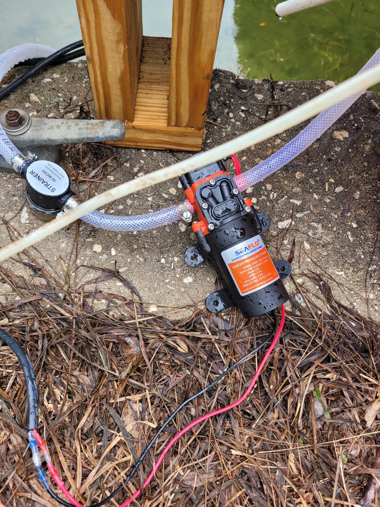 SEAFLO 21 Series Water Pressure Diaphragm Pump - 12V DC, 1.2 GPM, 35 PSI Self-Priming customer photo 1