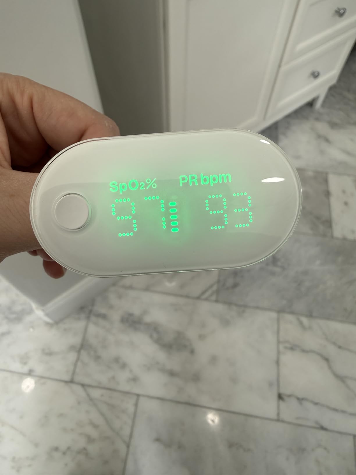 iHealth Rechargeable Bluetooth Fingertip Pulse Oximeter with SpO2, PR & PI | Bluetooth App Tracking and Up to 300 Uses per Charge customer photo 2