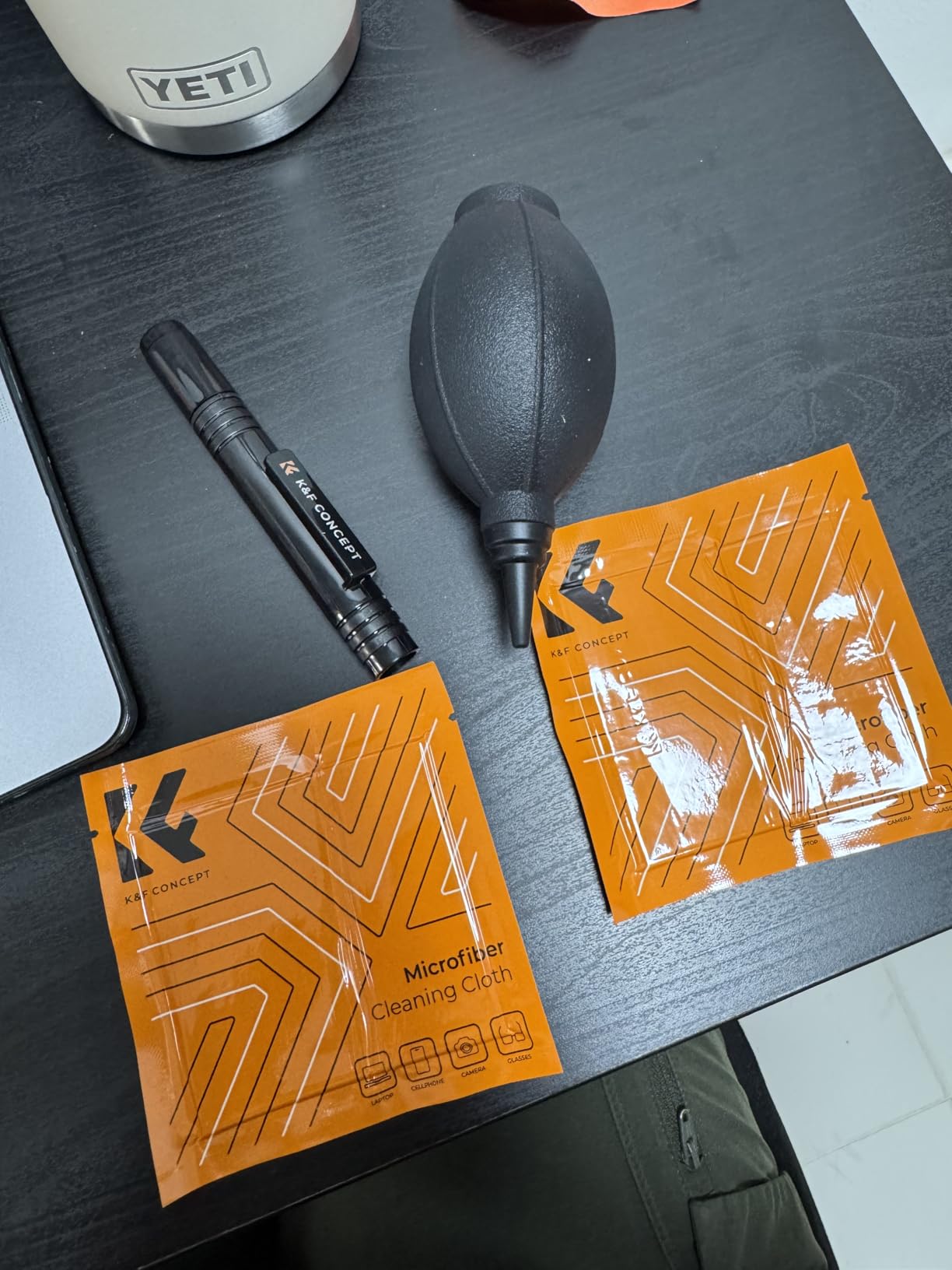 K&F CONCEPT 4 in 1 Camera Lens Cleaning Kit for Photography Beginner | Strong Blower, Multi Pen, Washable Reusable Microfiber Cloth, Precision Dust Removal, MK06 customer photo 1