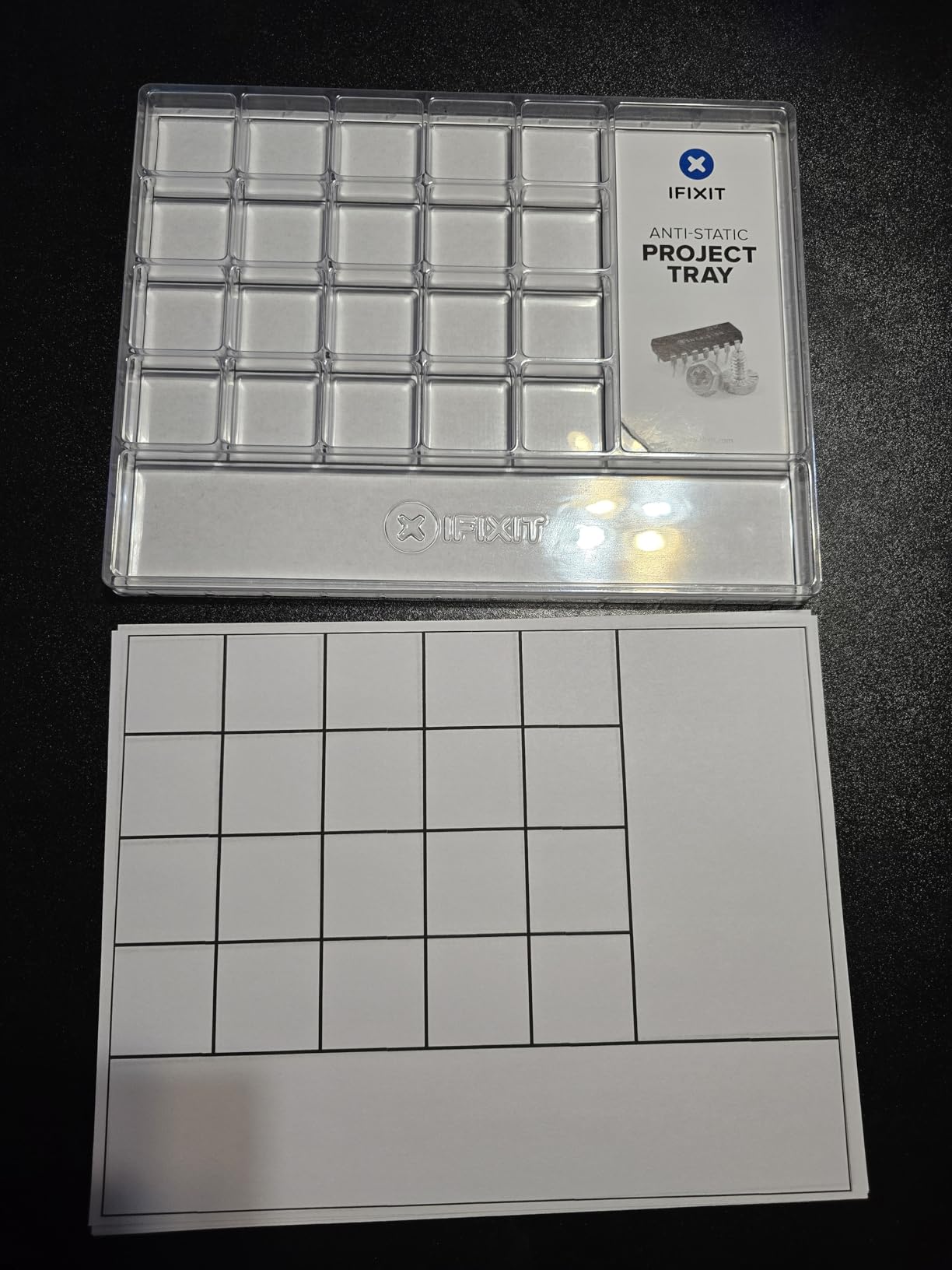 iFixit Anti-Static Project Tray - Small Parts and Screws Organizer customer photo 1