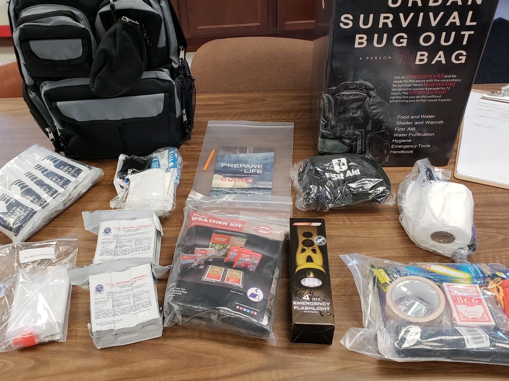 2 & 4 Person 72 Hour Survival Kit | Bug Out Bag with Food, Water, First Aid, Emergency Shelter, Survival Gear - Disaster Preparedness Go Bag customer photo 1