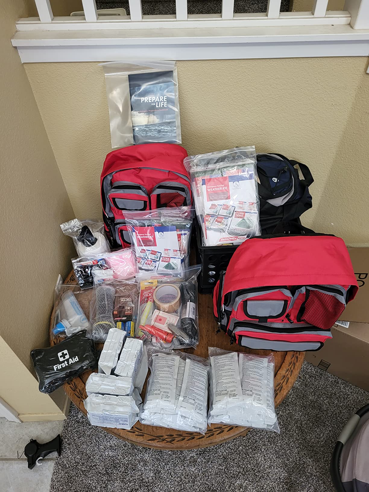 Family Emergency Kit | All-in-one Survival Kit Backpack for Earthquake, Flood, Disaster Relief, Civil Unrest & Outdoor - Survival Bag & Emergency Preparedness Kit for Families customer photo 2