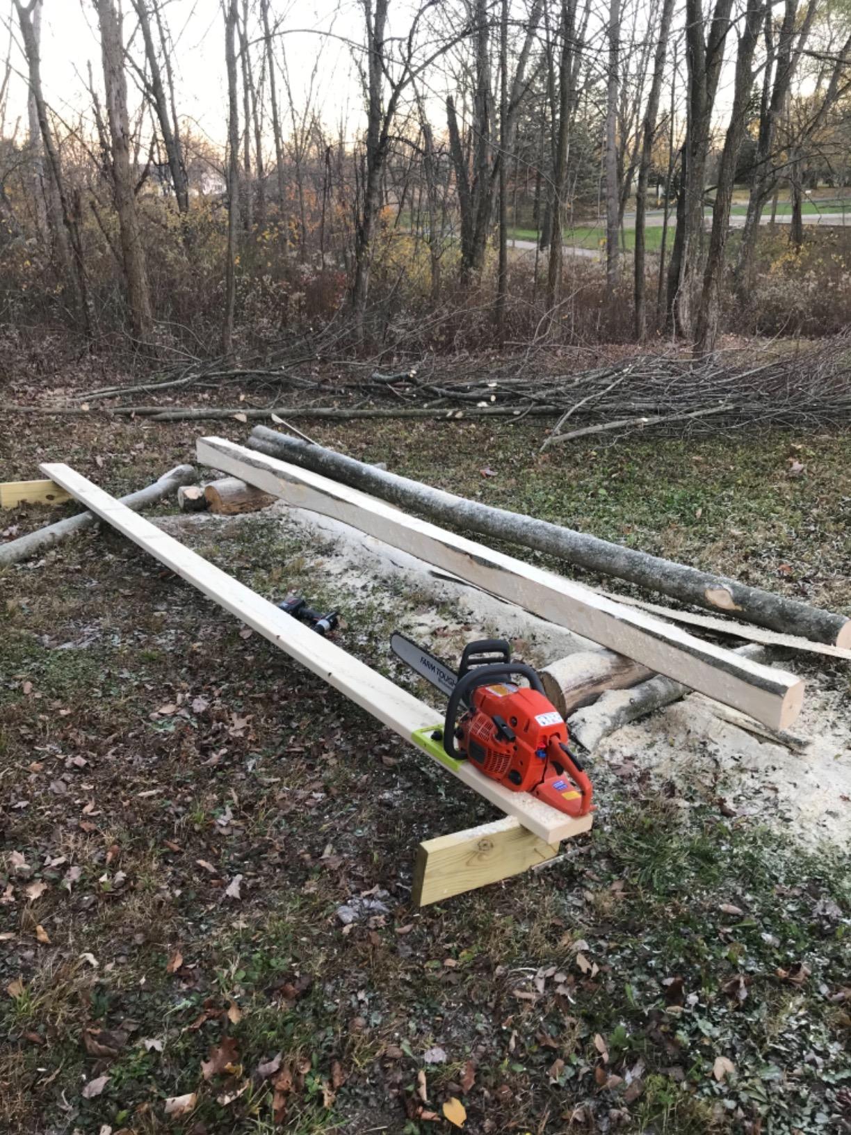 Timber Tuff TMW-56 Steel Lumber Cutting Guide Portable Sawmill Tool customer photo 1