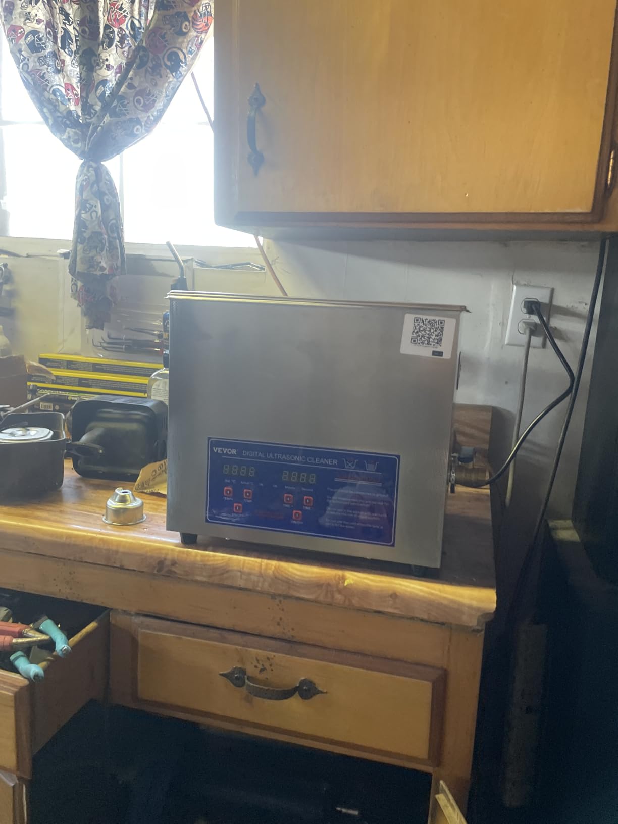 VEVOR 6L Commercial Sonic Cleaner, 40kHz Professional Cleaning Machine with Digital Timer & Heater, 110V - Ideal for Watches, Instruments, and Industrial Parts customer photo 1