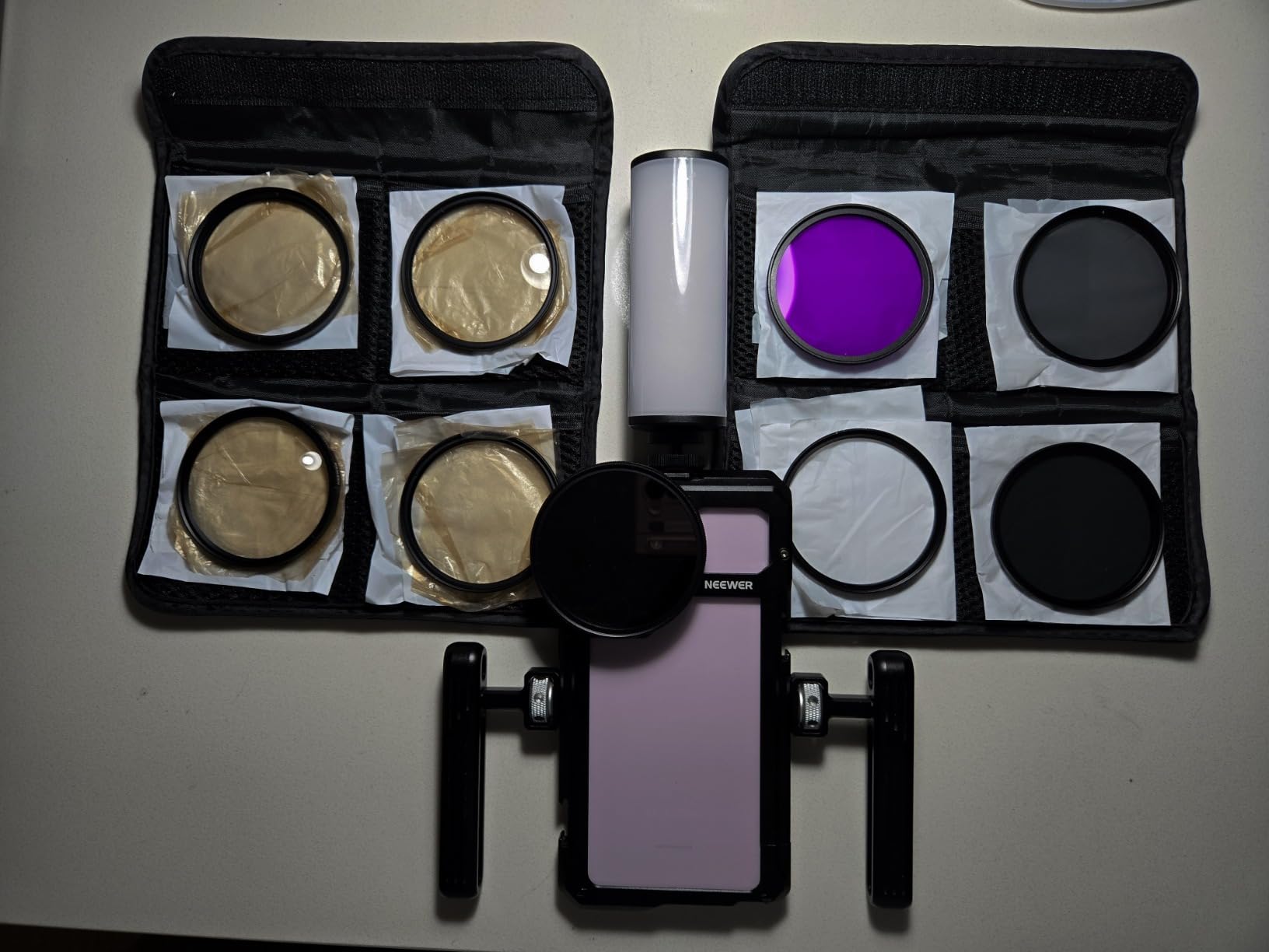 Neewer 67MM Complete Lens Filter Accessory Kit for Lenses with 67MM Filter Size: UV CPL FLD Filter Set + Macro Close Up Set (+1 +2 +4 +10) + ND Filter Set (ND2 ND4 ND8) + Other customer photo 1