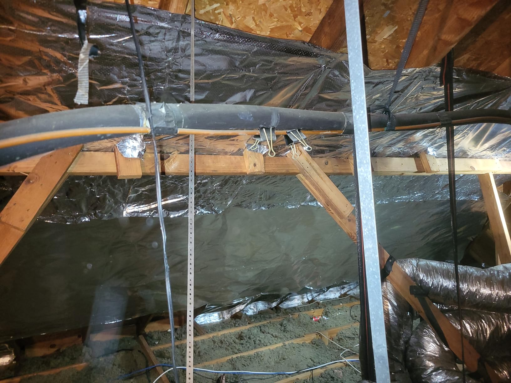 Houseables Radiant Barrier Insulation Roll 1000 Sq Ft (250ft x 4ft), Double Reflective Perforated Aluminum Foil customer photo 2