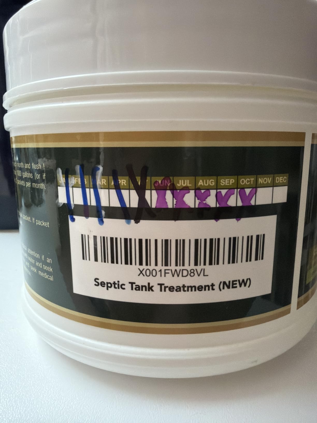 Septic Tank Treatment - 1 Year Supply of Septic Safe Dissolvable Easy Flush Live Bacteria Packets (12 Count) - Best Way to Prevent Expensive Sewage Backups - Made in USA customer photo 1