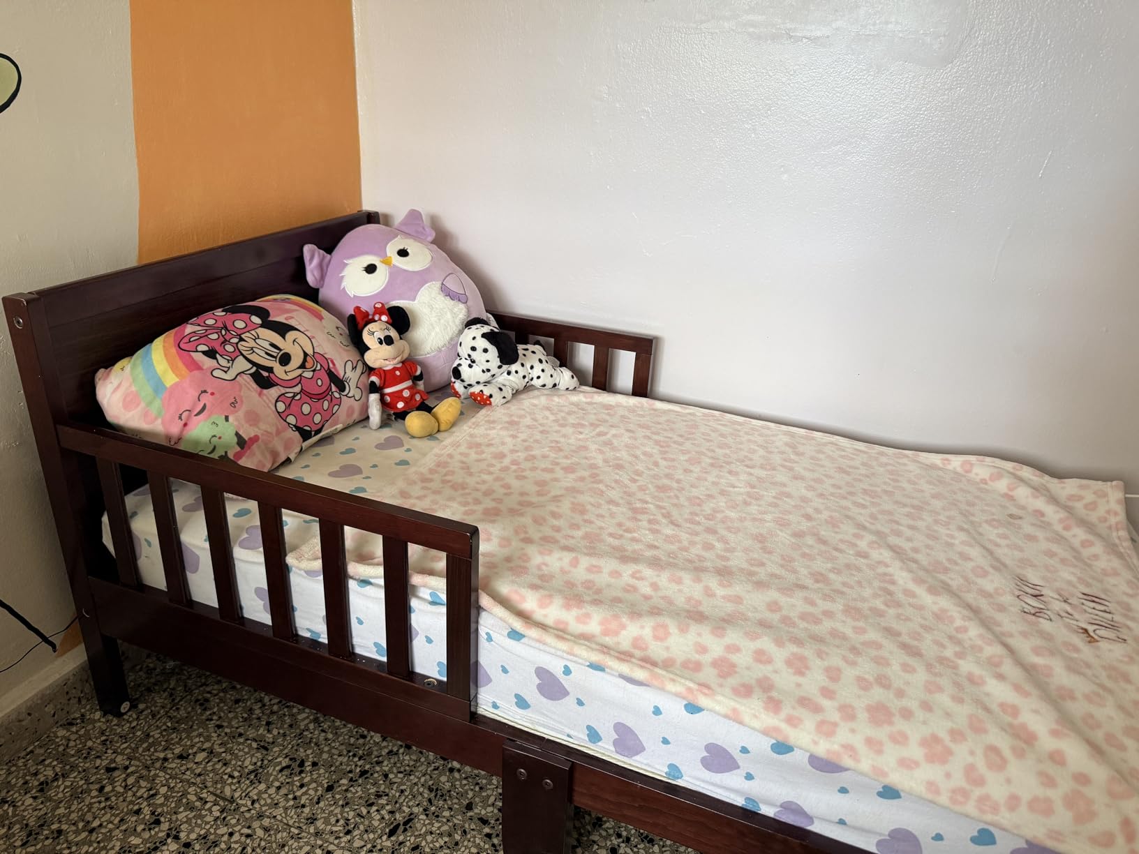 Dream On Me Brookside Wooden Toddler Bed, Pebble Grey customer photo 1