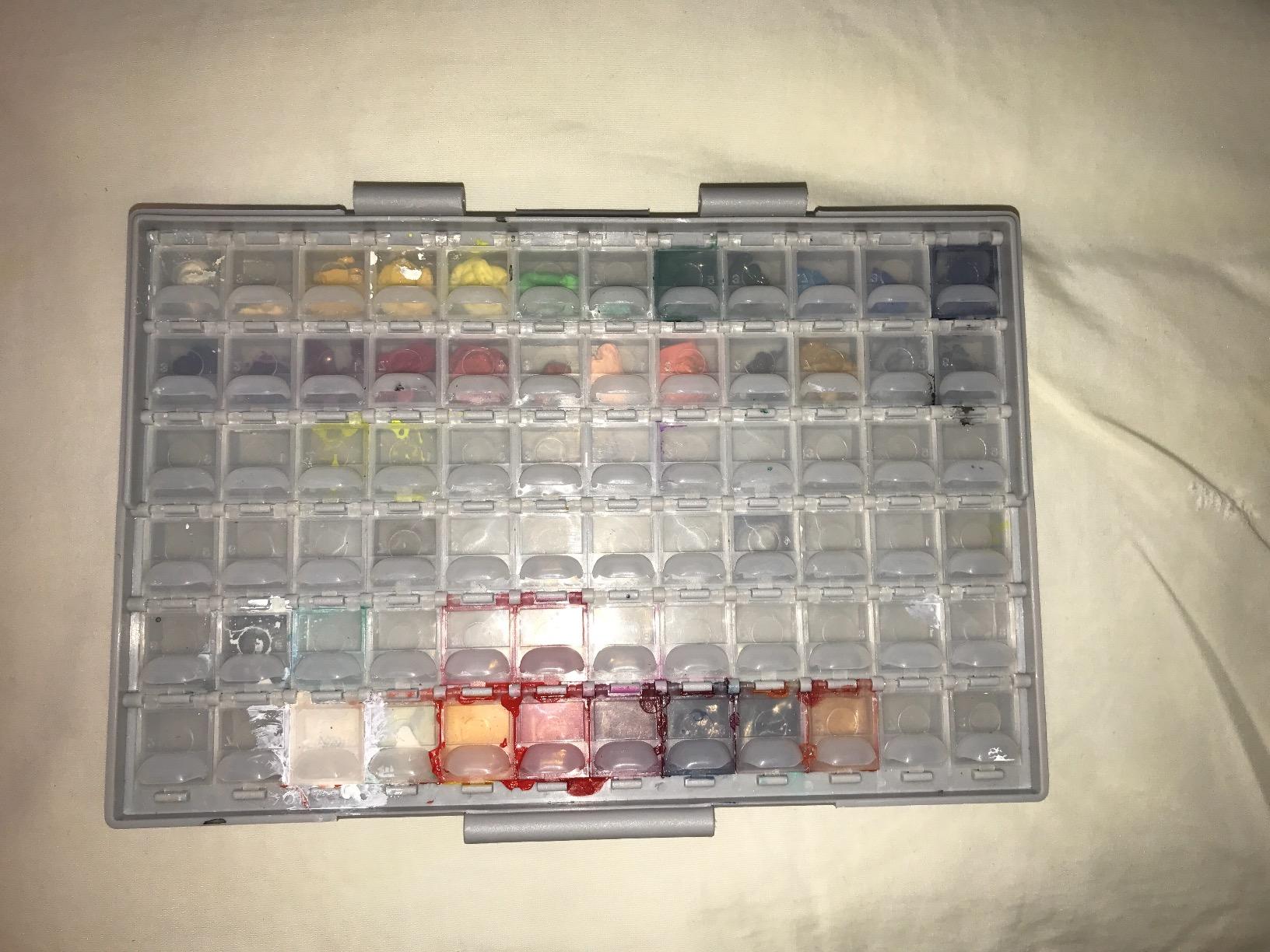 AideTek BOXALL96 96 Lids Enclosure SMD SMT Parts Organizer Surface Mount Box Labels customer photo 1