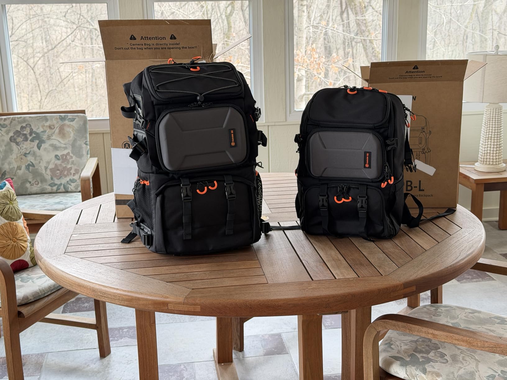 TARION 2 Bags in 1 Professional Extra Large Camera Backpack 27L PB01 | Extra Insert Bag, Hardshell, 15.6