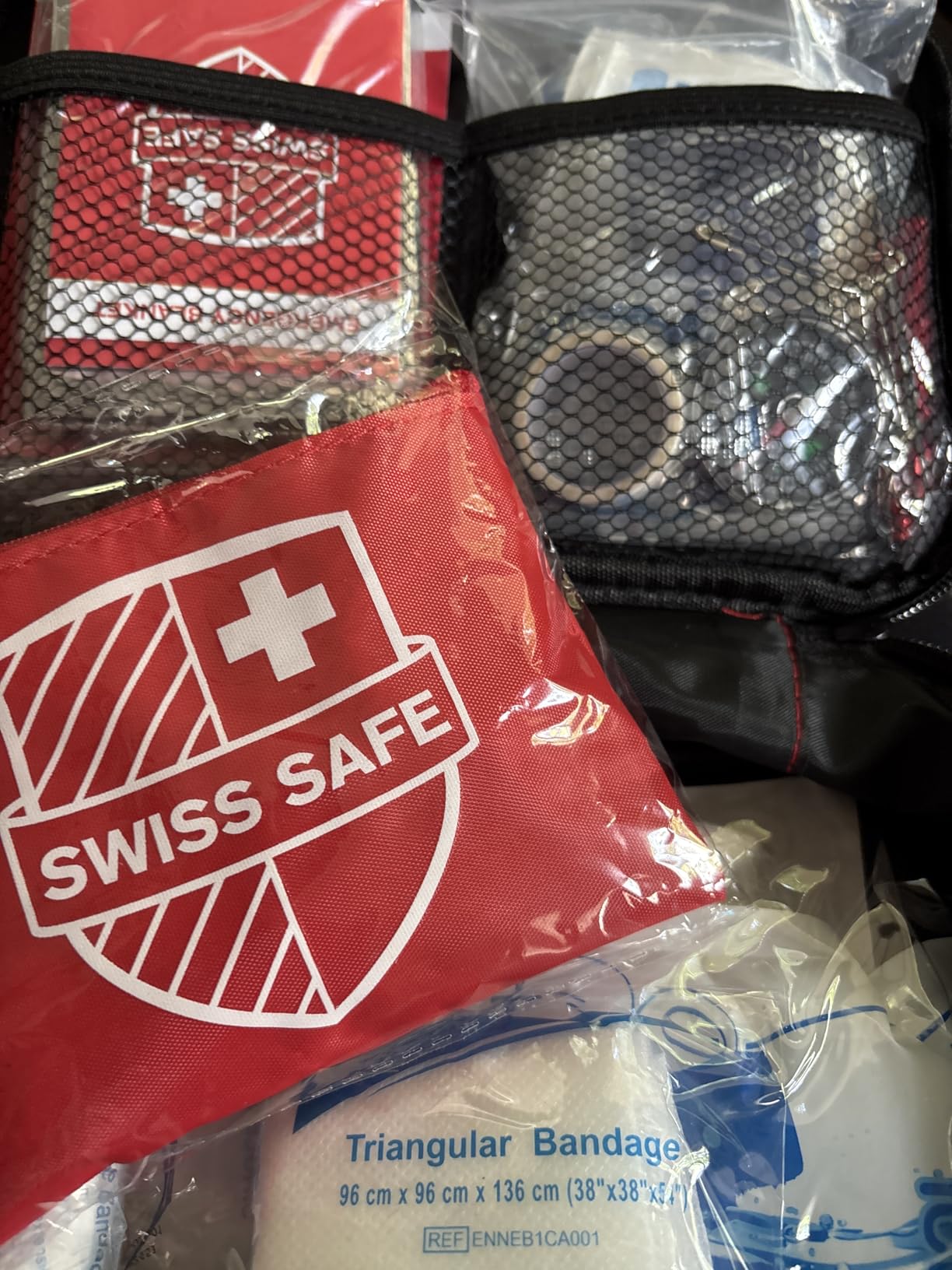 Swiss Safe 2-in-1 First Aid Kit for Car, Travel and Home, 348 Pieces customer photo 2