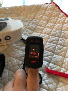 iProven Pulse Oximeter Fingertip for Oxygen Saturation & Respiratory Rate | Pulse Rate and Blood Oxygen Saturation Monitor, Finger Oximeter O2 Monitor, Batteries, Case & Lanyard Included customer photo 1