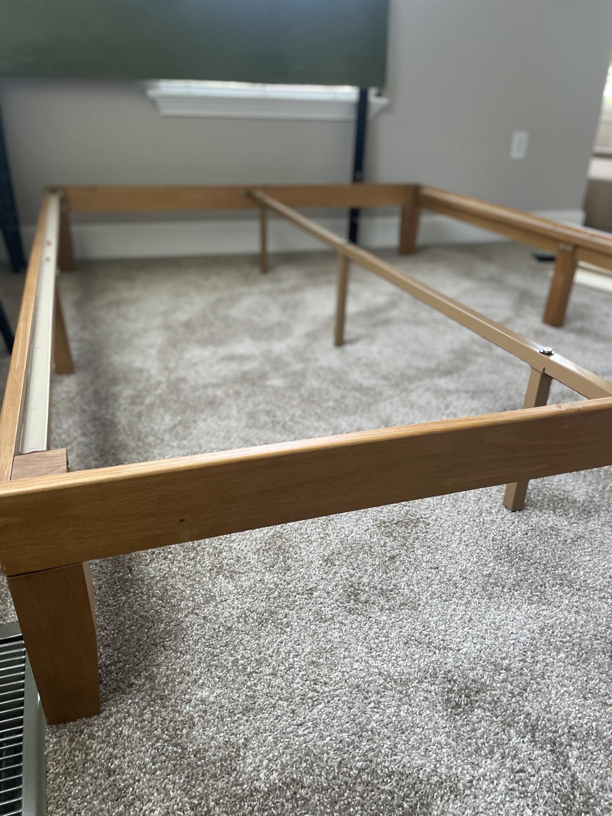 Mellow Naturalista Classic - 12 Inch Solid Wood Platform Bed with Wooden Slats, No Box Spring Needed, Easy Assembly, Full, Natural Pine customer photo 2