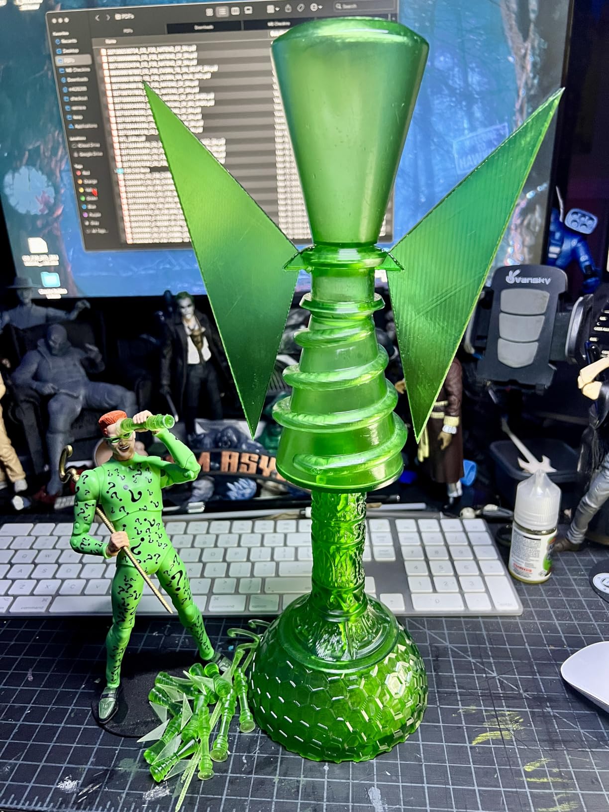 ANYCUBIC 3D Printer Resin, 405nm SLA UV-Curing Resin with High Precision and Quick Curing & Excellent Fluidity for LCD 3D Printing (Grey, 1kg) customer photo 1