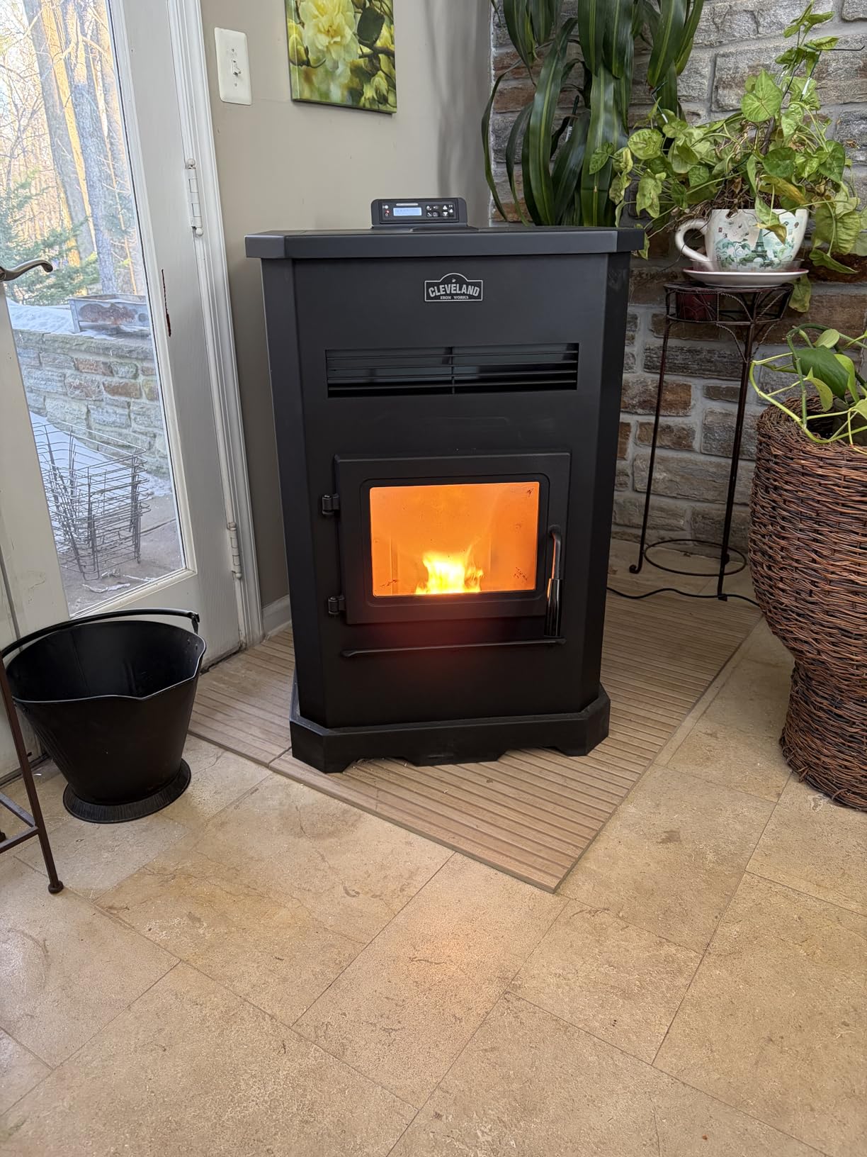 Cleveland Iron Works Large Pellet Stove - 130lb Hopper customer photo 1