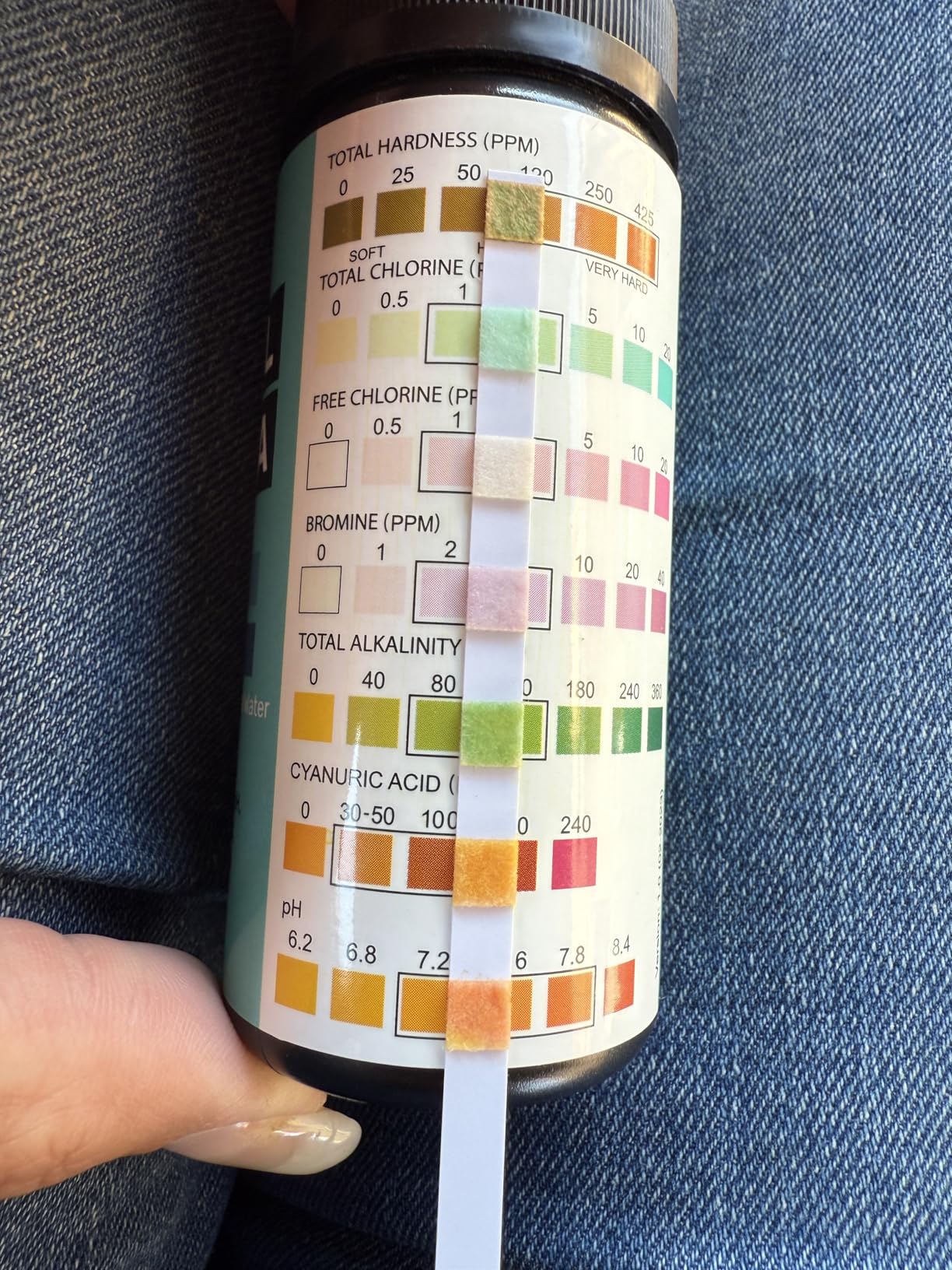 Pool Test Strips for Pools and Spas - 7 in 1 Water Test 100 Pack customer photo 1