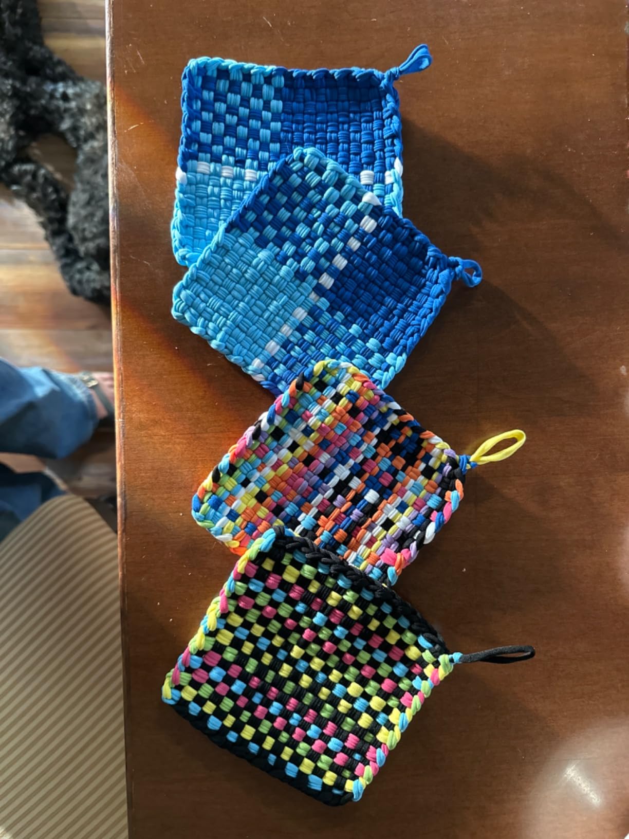 Made By Me Ultimate Weaving Loom, Includes 378 Craft Loops & 1 Weaving Loom with Tool, Makes 25 Projects, 9 Rainbow Colors of Weaving Loops, Hook & Loop Potholder Kit, DIY Weaving Kit customer photo 2