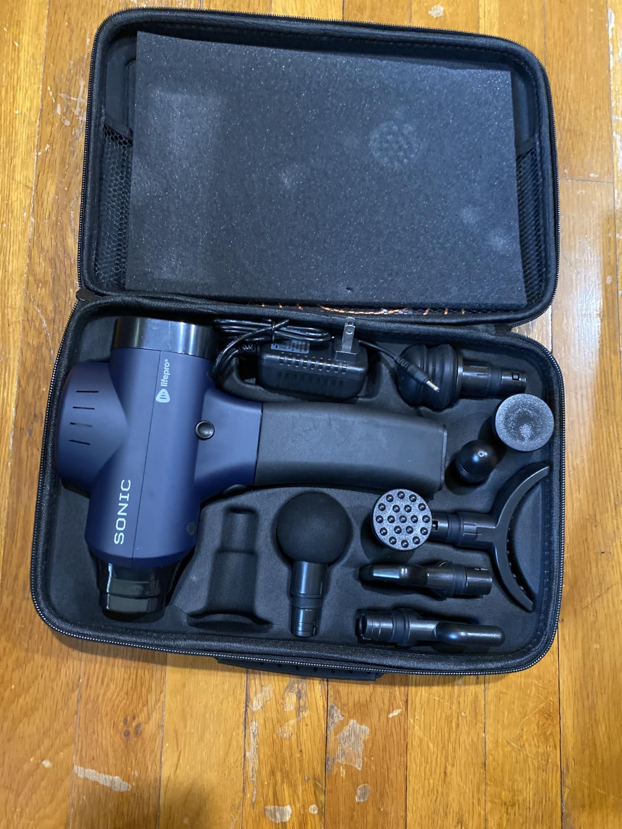 Sonic Massage Gun Percussion Muscle Massager, 8 Heads & 5 Speeds | Up to 6-Hr Runtime, Deep Tissue Massage Gun for Recovery Support customer photo 1