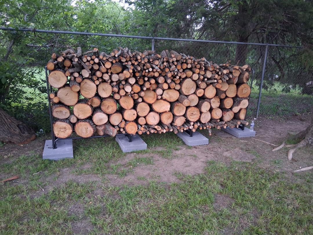 VIVOHOME 4ft Heavy Duty Indoor Outdoor Firewood Storage Log Rack and Cover Combo Set with Zipper customer photo 2