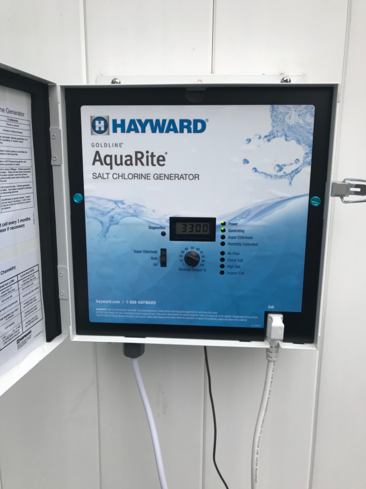 Hayward Salt System Aquarite Salt Chlorine Generator for In-Ground Pools up to 40,000 Gallons, W3AQR15 Replacement for AQR15 customer photo 1