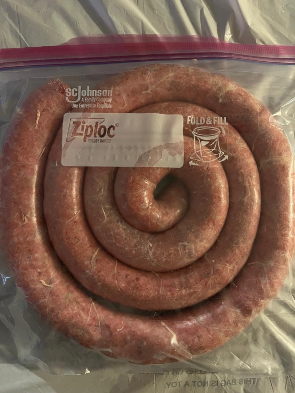 Sausage Stuffer, Stainless Steel Homemade Sausage Maker Vertical Meat Filling Kitchen Machine, Packed 8 Stuffing Tubes (2.5LBS VERTICAL) customer photo 2