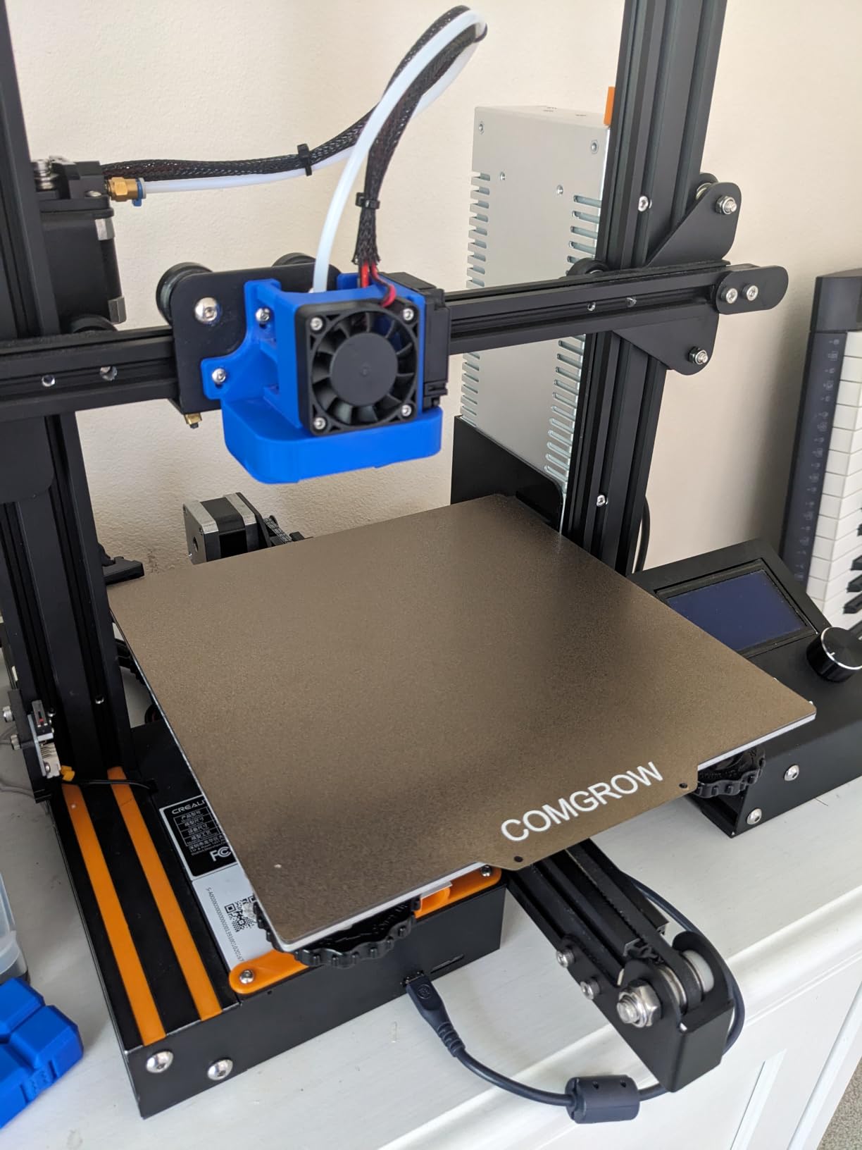 Comgrow PEI Sheet Magnetic Flexible Heated Bed, PEI Spring Steel 235x235mm for ELEGOO Neptune 3 Pro/4/Anycubic Kobra/Creality Ender 3/Ender 3 Pro/Ender 3 V2/3 V2 Neo/Ender 3 Neo/Adventurer 5M customer photo 1