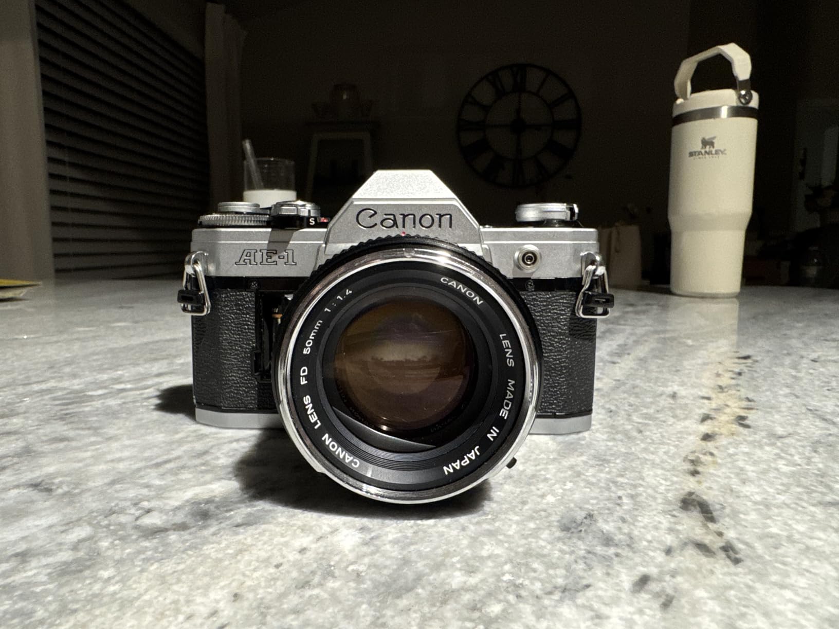 Vintage Canon AE-1 35mm SLR Camera with 50mm 1:1.8 Lens (Renewed) customer photo 1