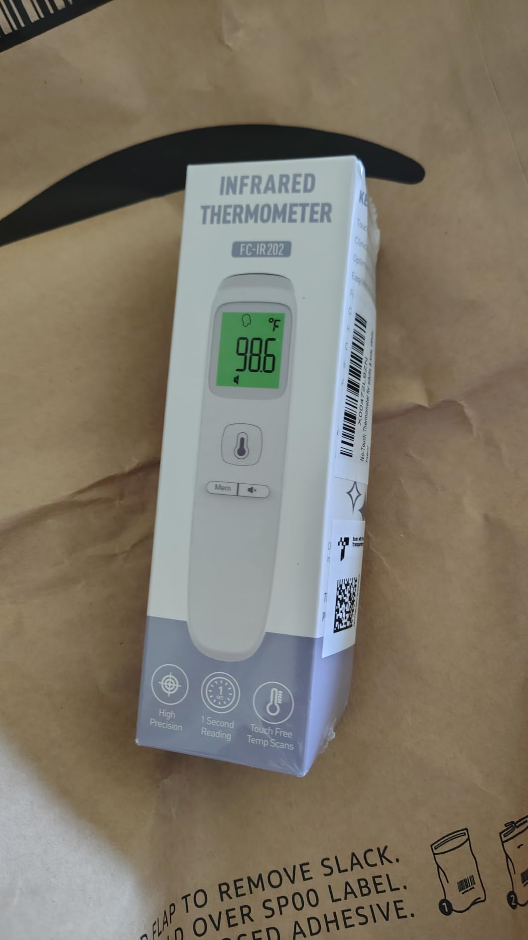 No-Touch Thermometer for Adults and Kids, Accurate Digital Baby Thermometer | 1s Fast Reading, Fever Alarm, Silent Mode, 35-Reading Memory, Forehead & Object Mode, AAA Battery Included, for Home & Clinic customer photo 1