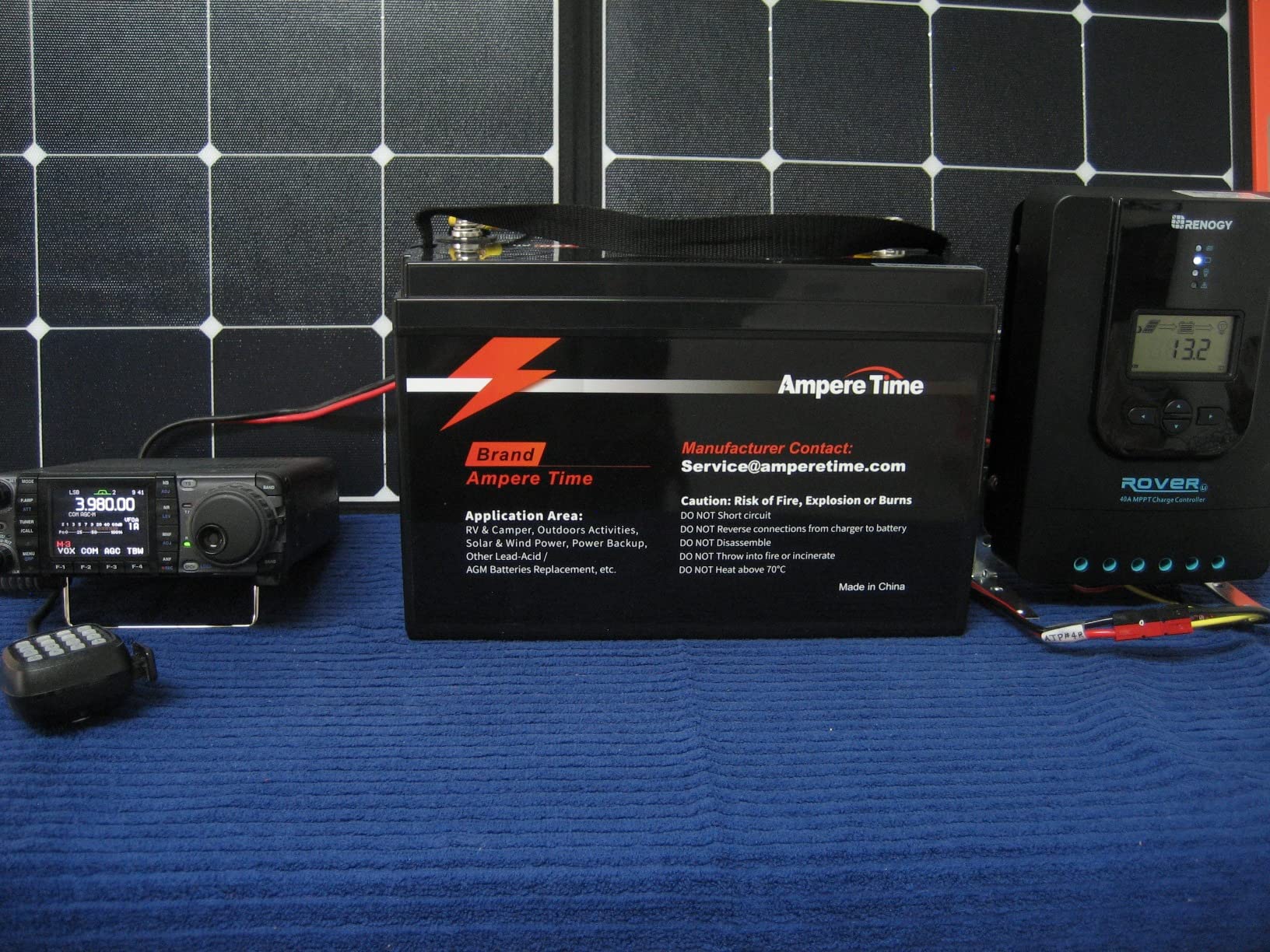 12V 100Ah Group 31 LiFePO4 Deep Cycle Battery for RV Marine Solar | 100A BMS, Max. 15000 Cycles, IP65 Waterproof, Max 4P4S, 1280Wh, Lithium Batteries for Camper Off-Grid, Travel customer photo 1