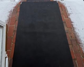 HeatTrak Heated Snow Melting Mats for Entrances - Heated Outdoor Mats - Trusted Snow and Ice Melt Products - Includes GFCI Power Cord - No-Slip Heating Entrance Mat (30