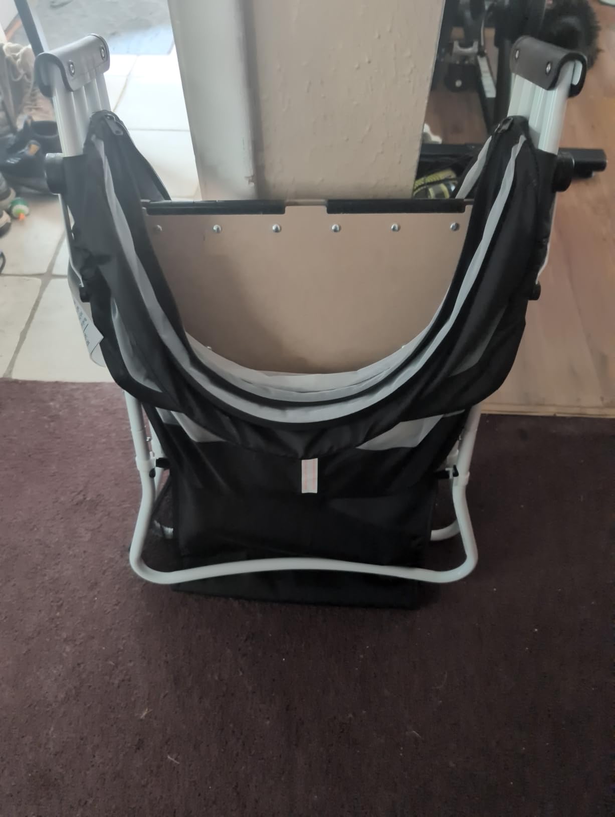Dream On Me Karley Bassinet in Black, Lightweight Portable Baby Bassinet, Quick Fold and Easy to Carry, Adjustable Double Canopy, Indoor and Outdoor Bassinet with Large Storage Basket customer photo 1