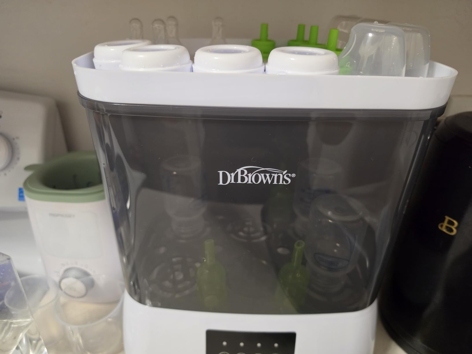 Dr. Brown's All-in-One Sterilizer and Dryer for Baby Bottles, Parts and Other Newborn Essentials customer photo 2