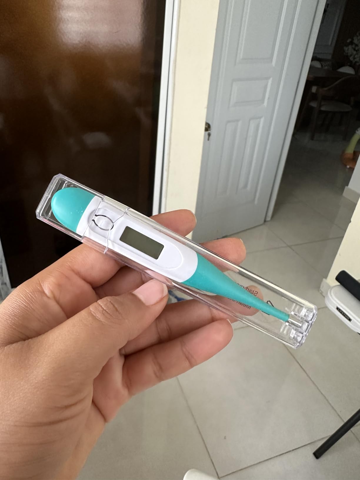 Boncare Digital Thermometer for Adults, Kids & Babies, Dark Blue | Accurate & Safe Oral and Rectal Thermometer with 10-Second Reading and Fever Alarm customer photo 1