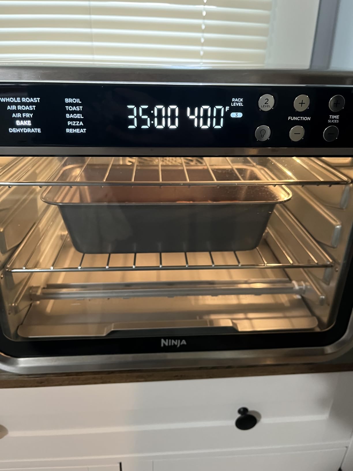 Ninja Foodi XL Pro Air Fry Oven, 10-in-1, Stainless Steel, DT201 | Fits 5 lb chicken, True Surround Convection to 450F customer photo 2