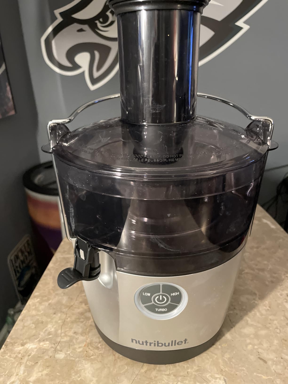 NutriBullet Juicer Pro Centrifugal Juicer Machine for Fruit, Vegetables, and Food Prep, 27 Ounces/1.5 Liters, 1000 Watts, Silver, NBJ50200 customer photo 1