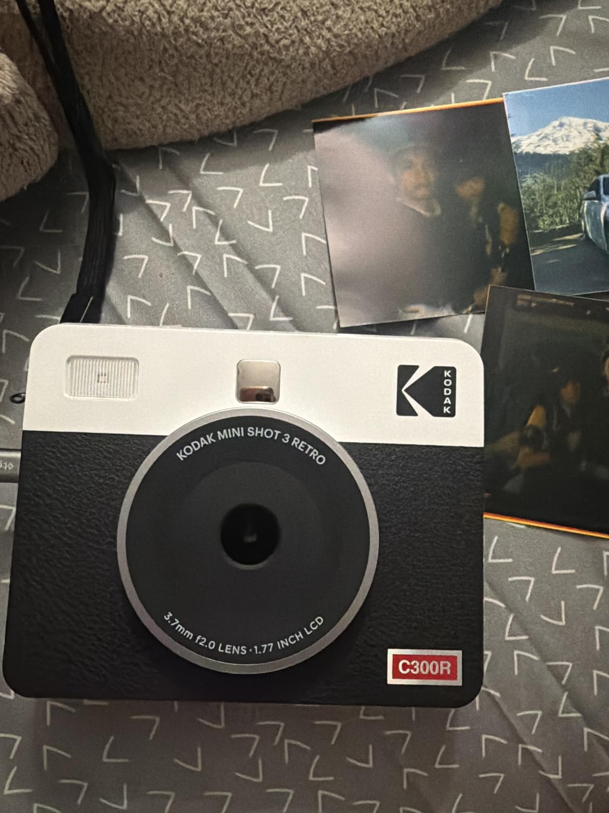 KODAK Mini Shot 3 Retro 3x3 Instant Camera, Photo Printer, 38 Sheet | Bluetooth, iPhone & Android Smartphone Compatible, 13MP Camera, Retake Before Printing customer photo 2