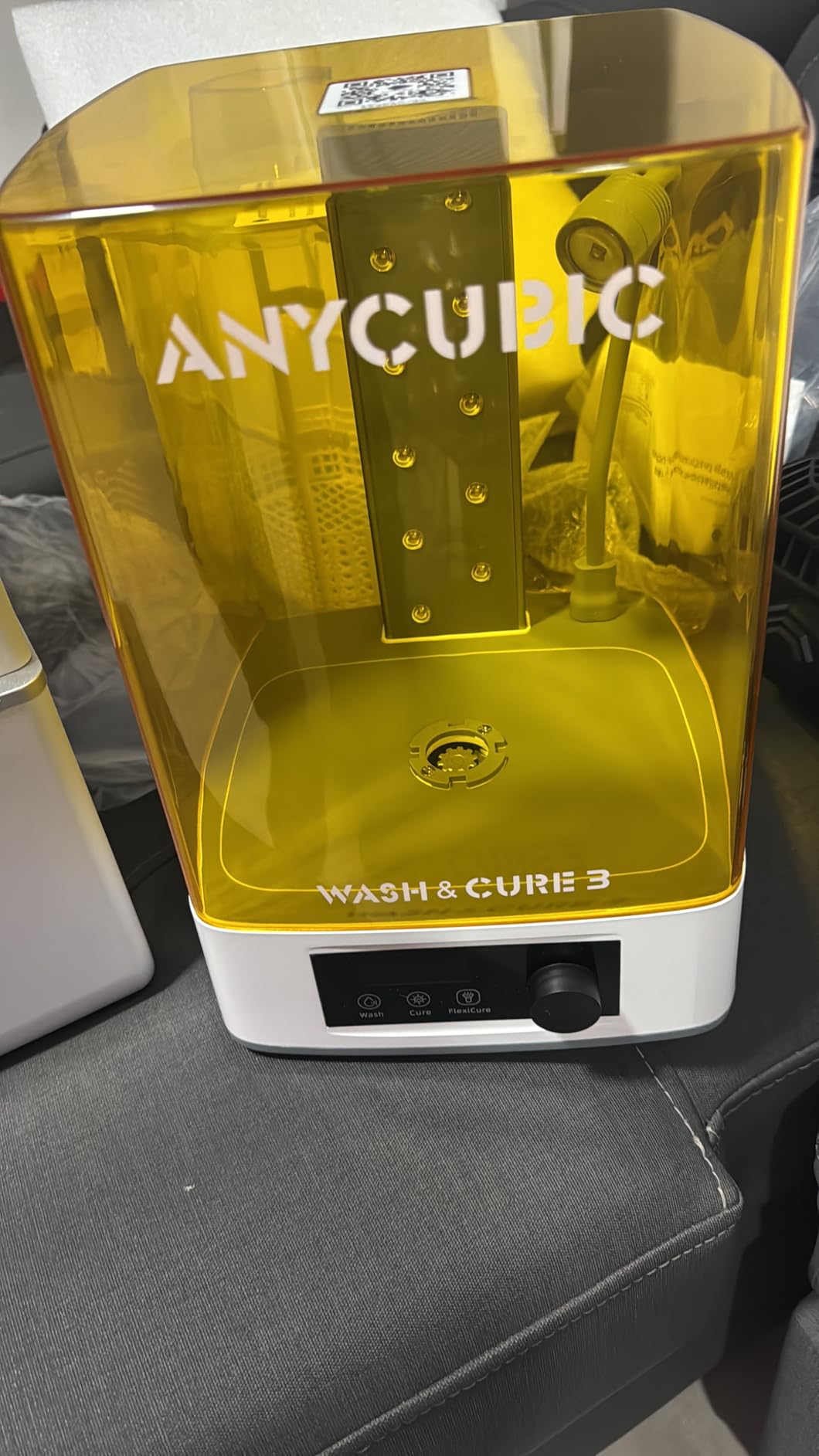 ANYCUBIC Wash and Cure Machine 3.0 with Twistable Gooseneck Light | 2 in 1 UV Washing and Curing Station for ANYCUBIC Photon Mono 4/Mono 4 Ultra/Mars Series LCD/DLP/SLA 3D Printer Models customer photo 2