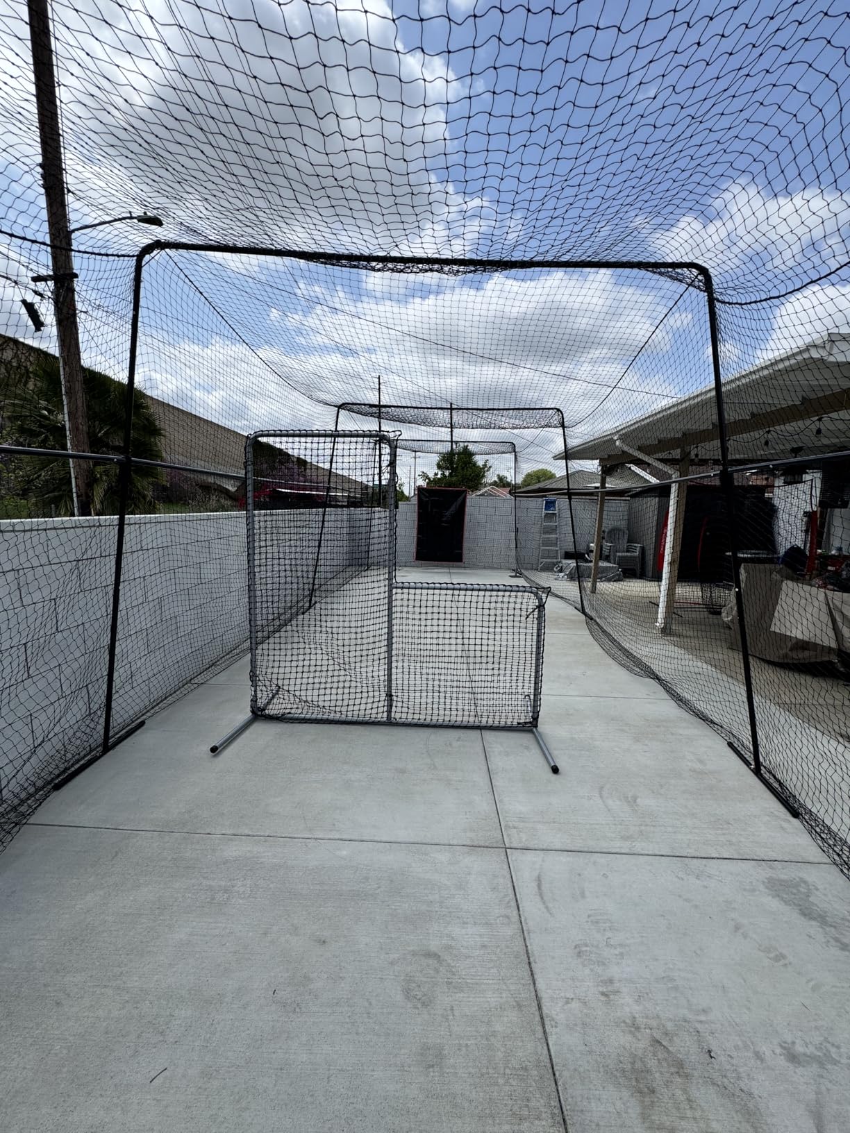 ANYTHING SPORTS 40 Foot Collapsable Batting Cage, Perfect Baseball Batting Cage, Softball Batting Cage, Complete Package with Frame and Netting customer photo 1
