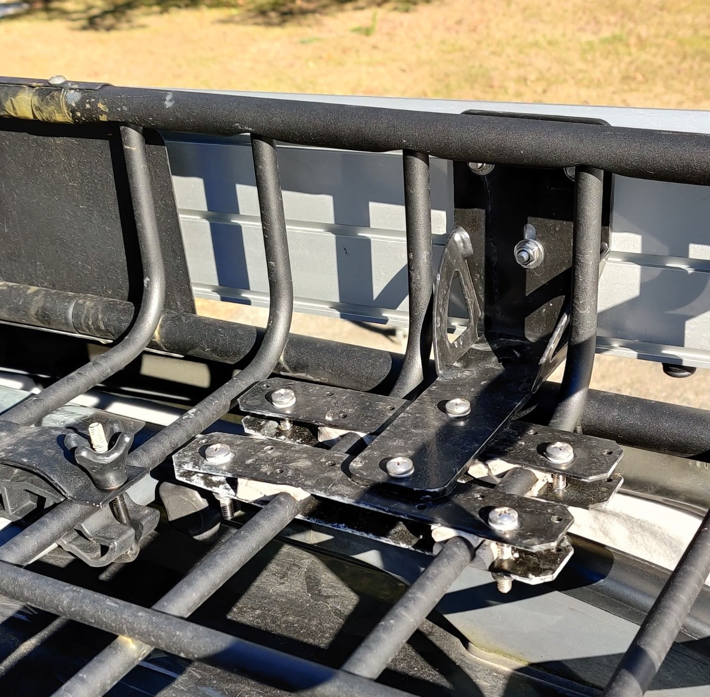 ARB 4x4 Accessories 814412 Retractable Black Aluminium Awning with Led Light Strip Included 2500x2500mm 8.2 x 8.2 feet customer photo 1