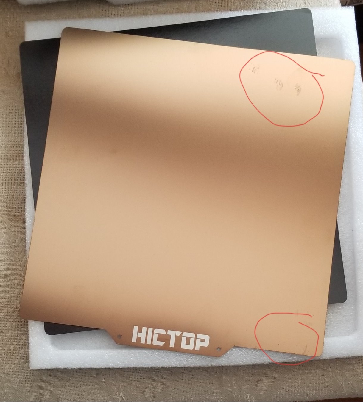 310 x 310mm Room Temperature Textured PEI Sheet Single Side Print Bed | Universal Fit for CR-10 CR-10S Artillery SW-X1/SW-X2 Longer LK1 LK5/LK5Pro, Most 310 x 310mm 3D Printers Anti-Warping customer photo 1